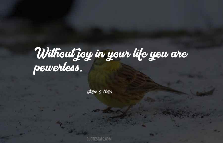 Without Joy Quotes #1184854
