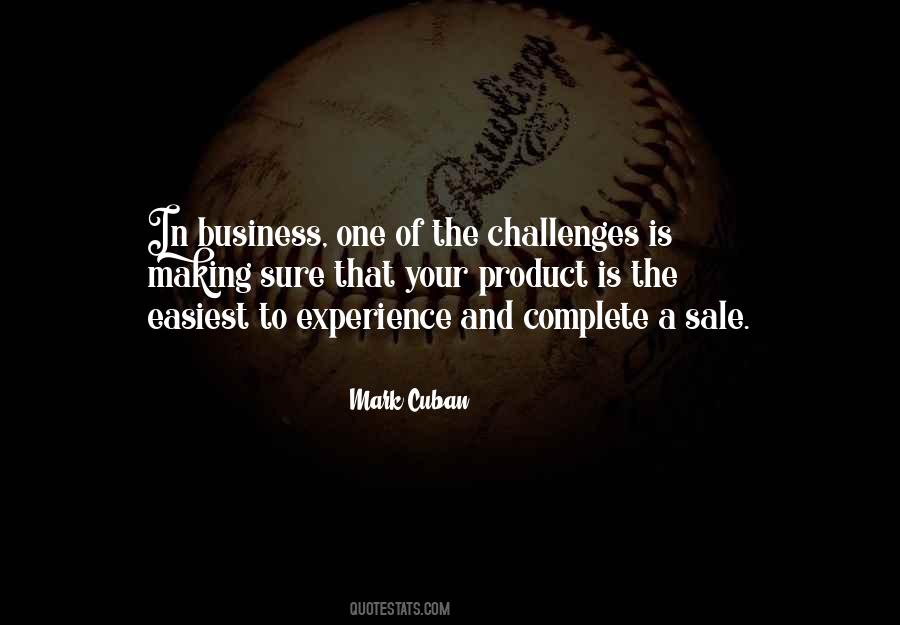 Business Challenges Quotes #173243
