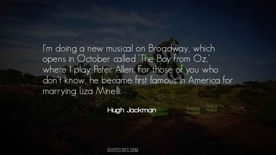 Famous Broadway Quotes #400598