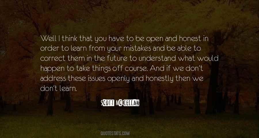 You Learn From Your Mistakes Quotes #1383693
