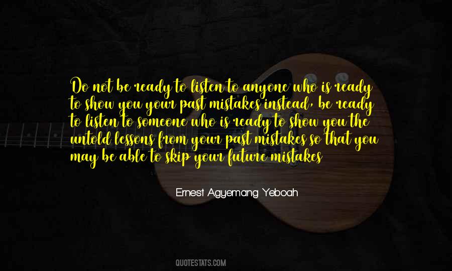 You Learn From Your Mistakes Quotes #1600258