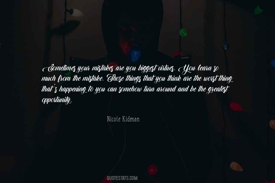 You Learn From Your Mistakes Quotes #1800901