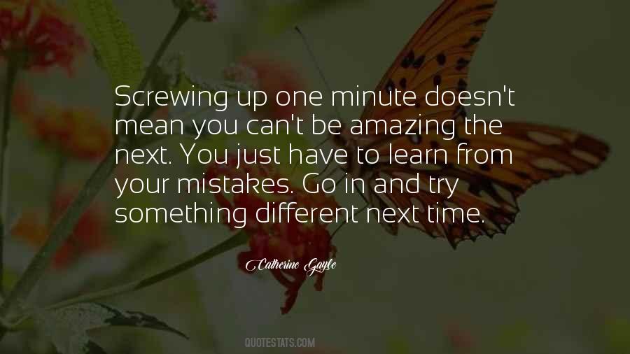 You Learn From Your Mistakes Quotes #182141