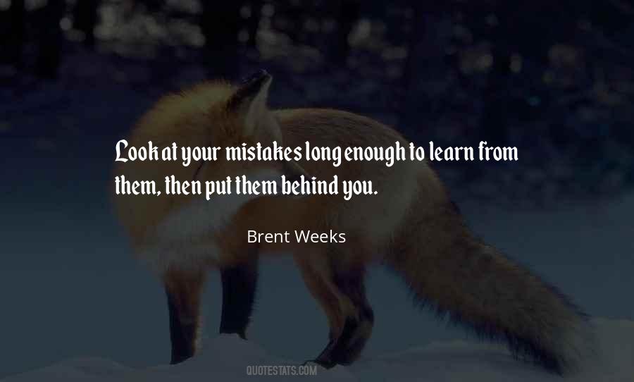 You Learn From Your Mistakes Quotes #734367