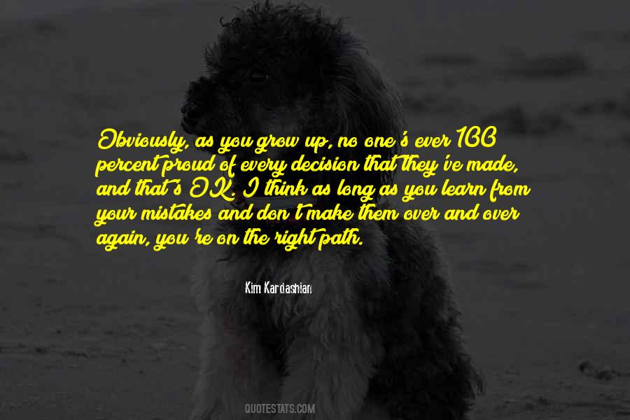You Learn From Your Mistakes Quotes #848188