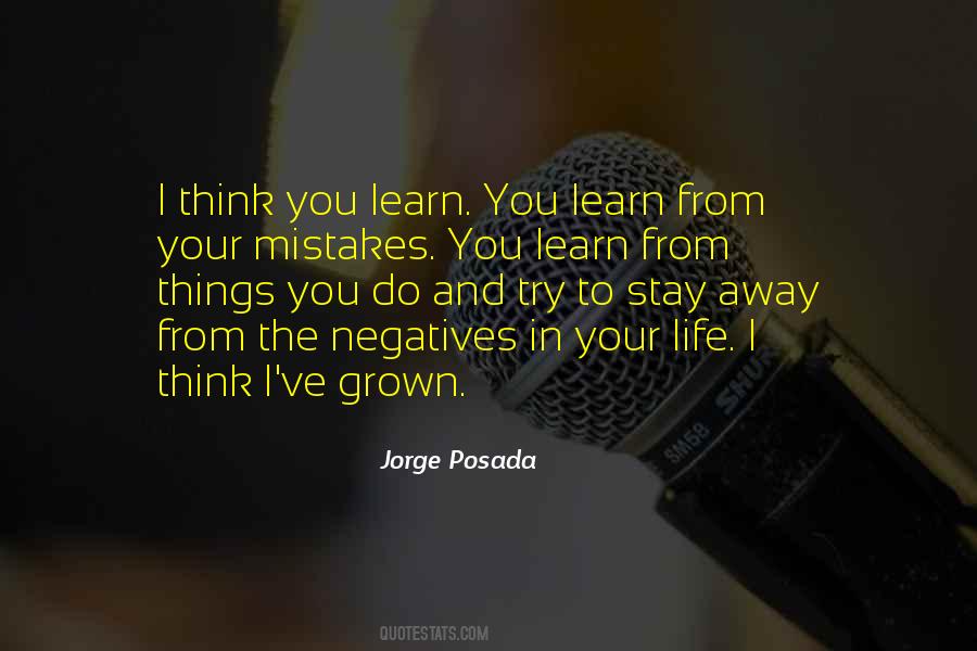 You Learn From Your Mistakes Quotes #962952