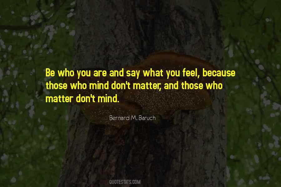 Who Matter Quotes #223524