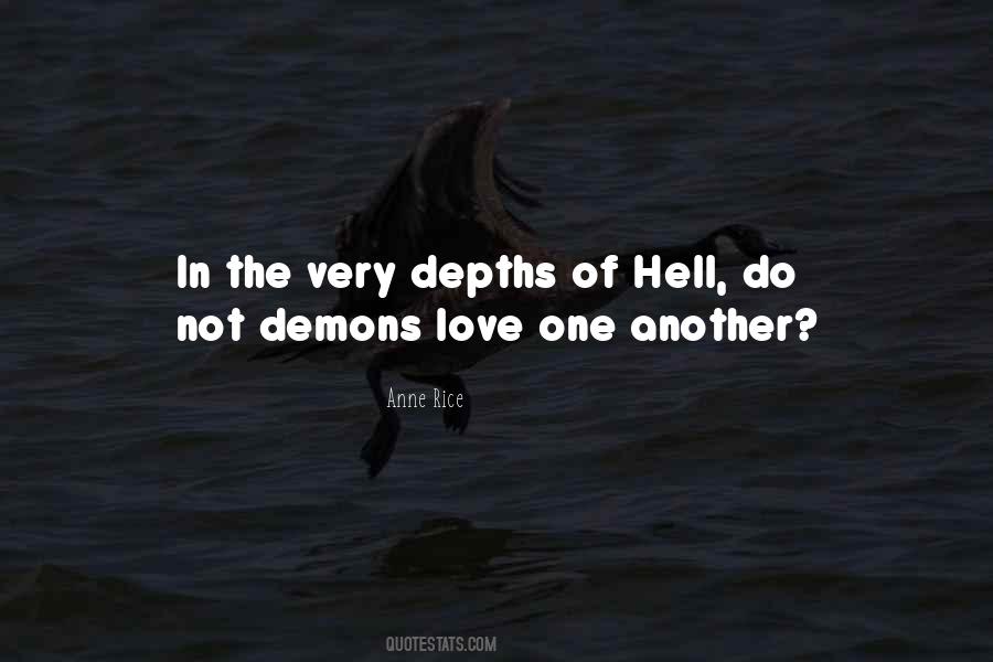 Demons Love Quotes #582537