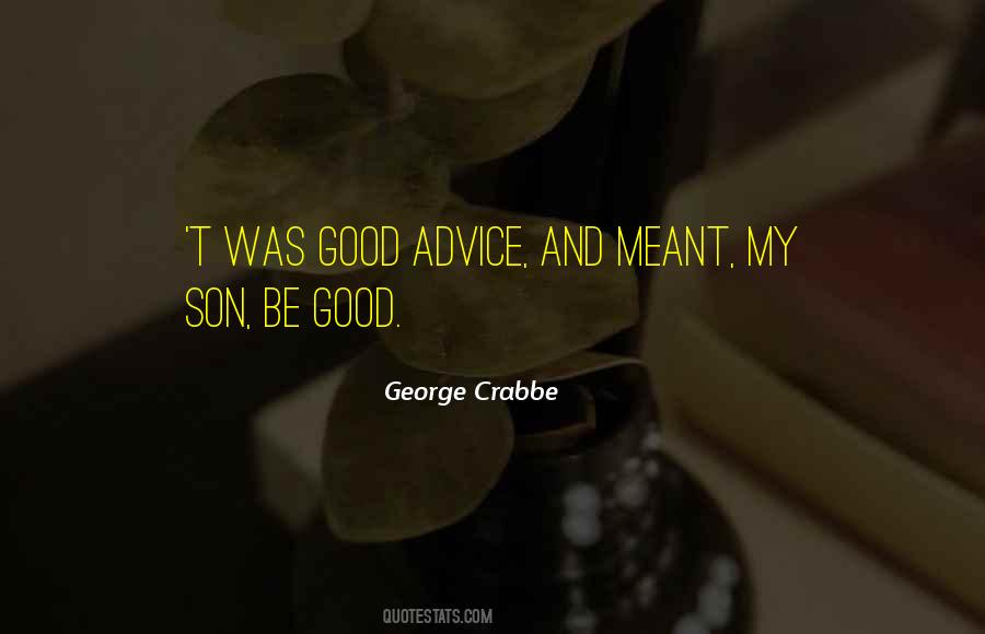 Son Advice Quotes #672177
