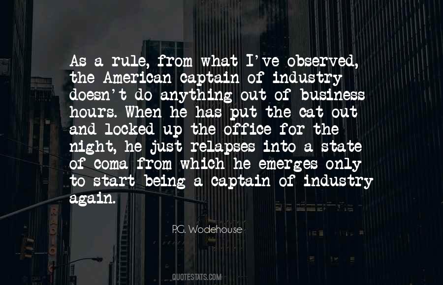Being A Captain Quotes #1750181