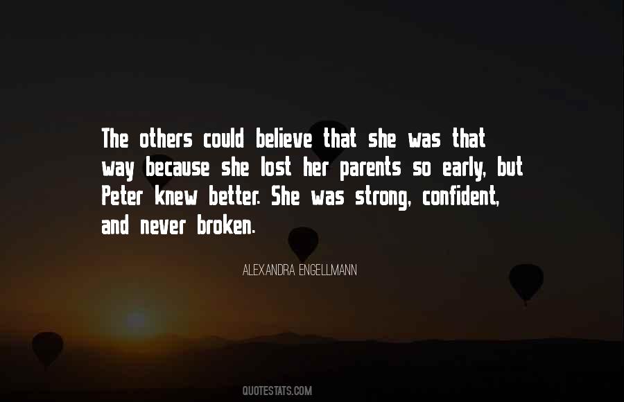 Strong Confident Quotes #144357