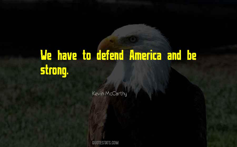 America Strong Quotes #1403410