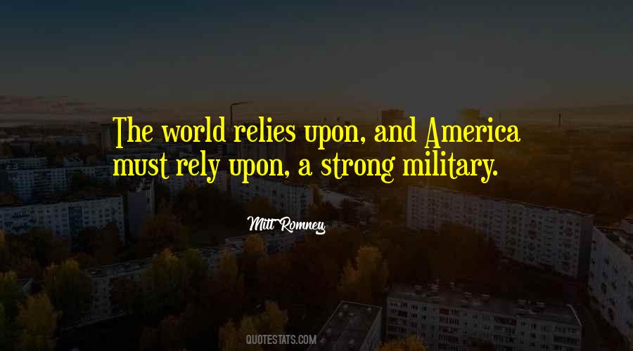 America Strong Quotes #1839914