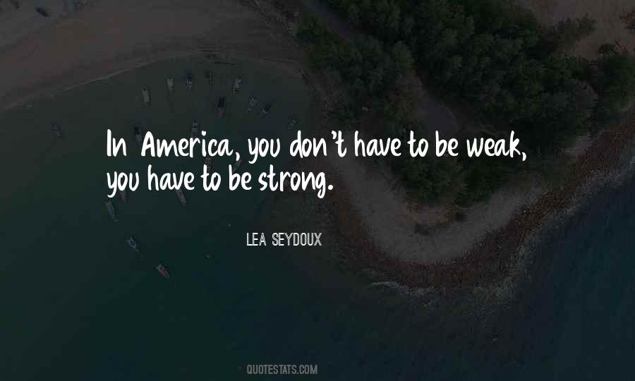 America Strong Quotes #201417