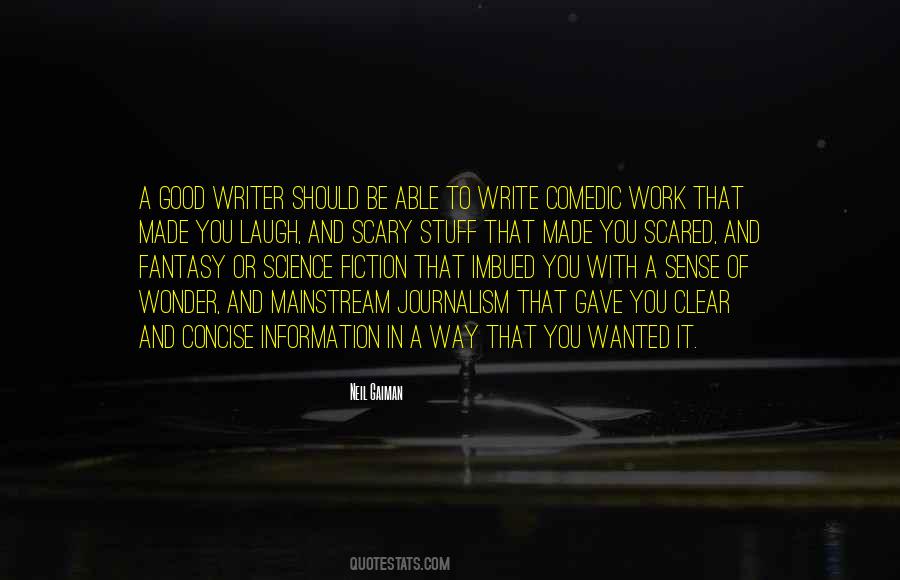 Science Fiction Writer Quotes #1257879