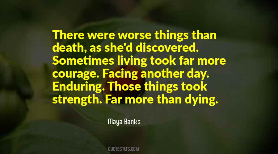 Strength Death Quotes #506865