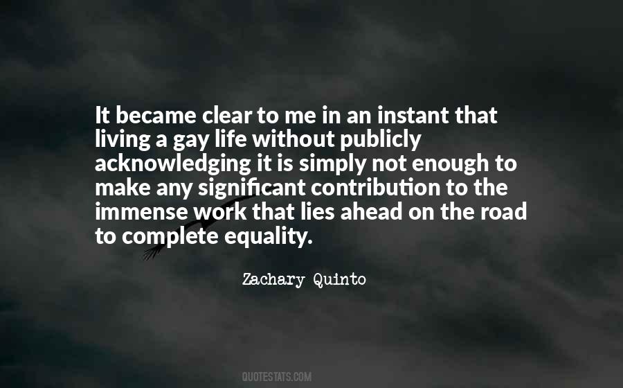 Equality In Life Quotes #1665691