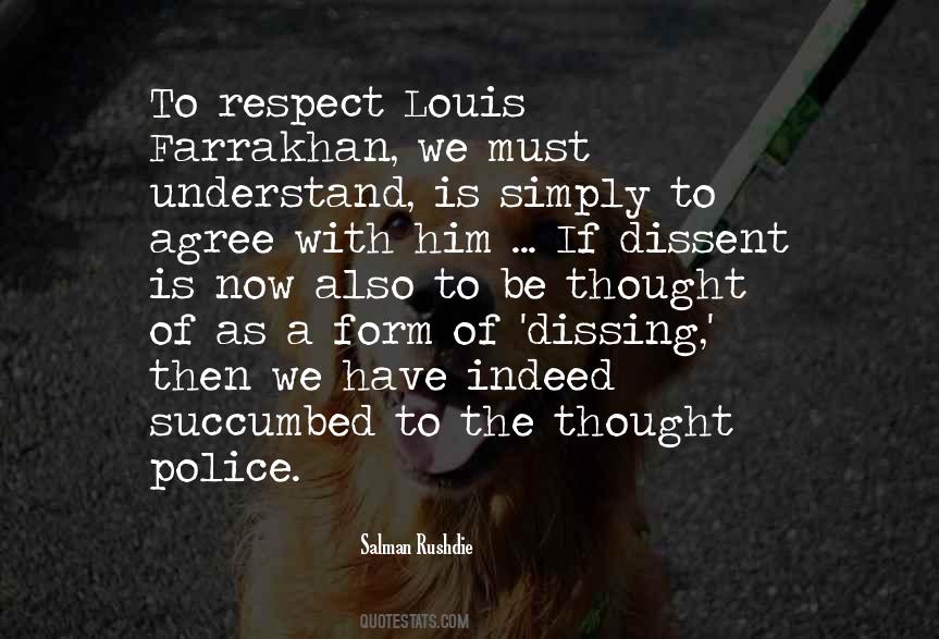 Respect Police Quotes #14325