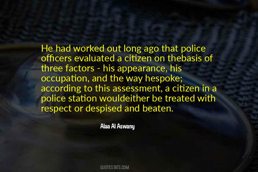 Respect Police Quotes #924030