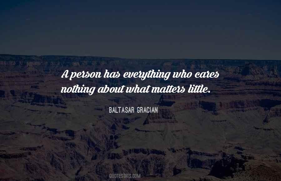 Person Cares Quotes #1390479