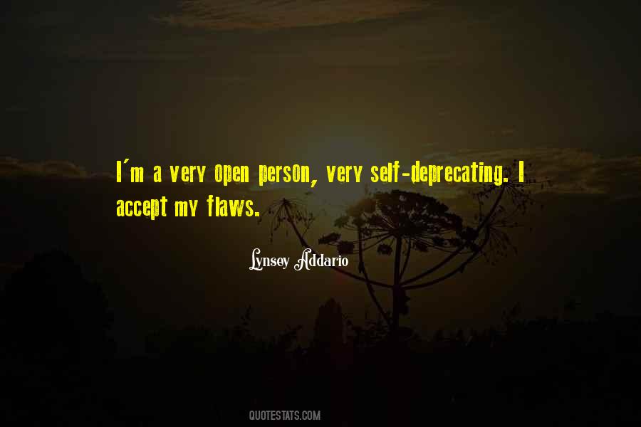 Accept Flaws Quotes #522189