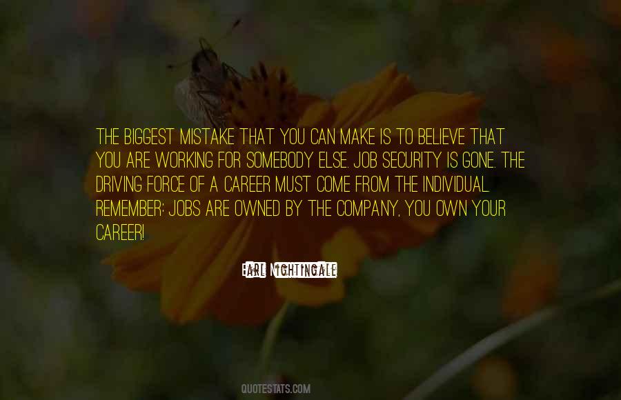 Own Your Career Quotes #297978
