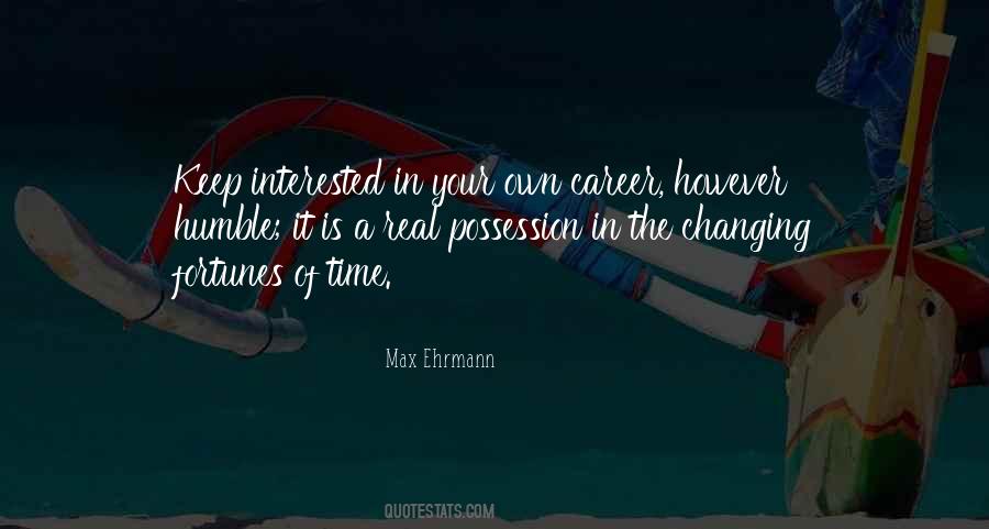 Own Your Career Quotes #916961