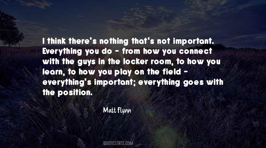 Play My Position Quotes #709671
