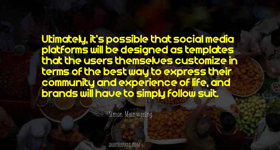 Life Social Media Quotes #1128927