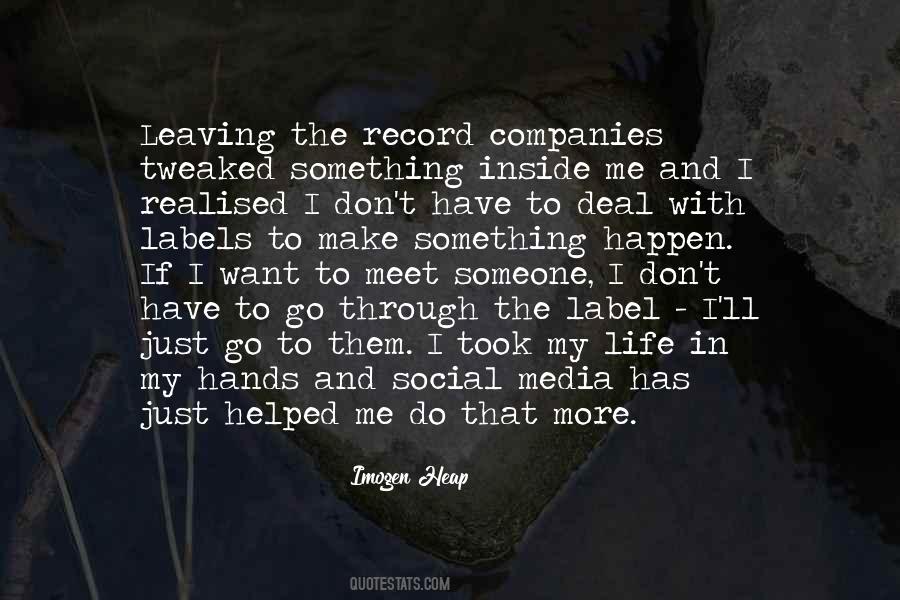 Life Social Media Quotes #1778962