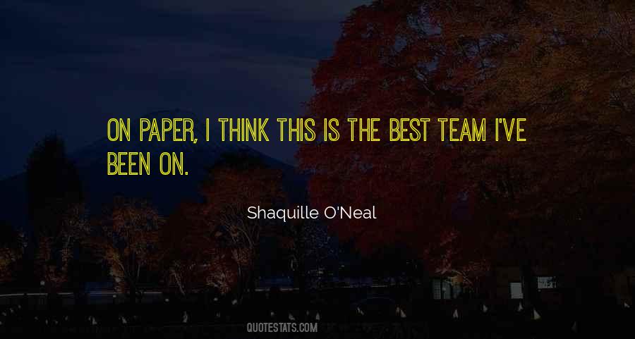 Team Best Quotes #1429652