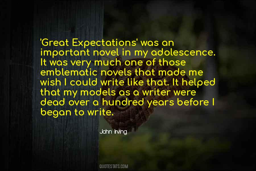 Expectations Important Quotes #249975