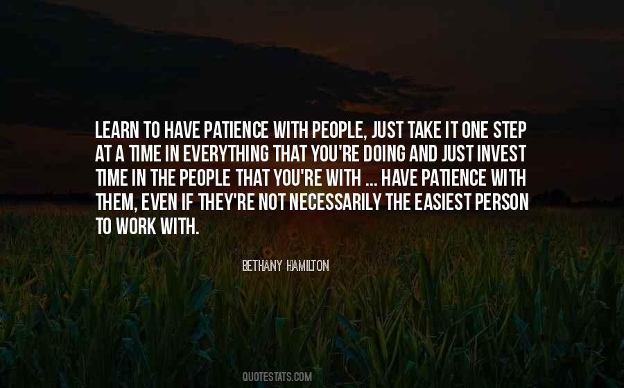 Just Take One Step At A Time Quotes #1117187