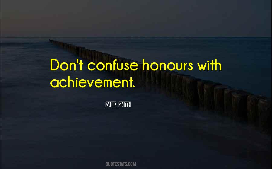 Quotes About Honours #1308280