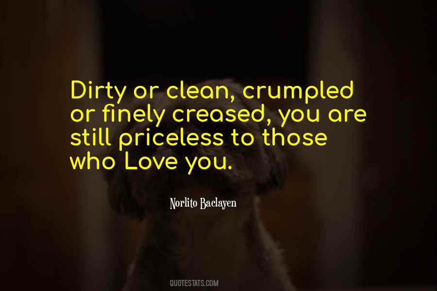 Clean Dirty Quotes #438203