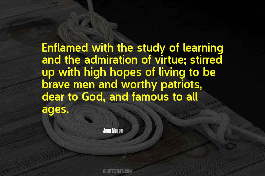 God Brave Quotes #1863488