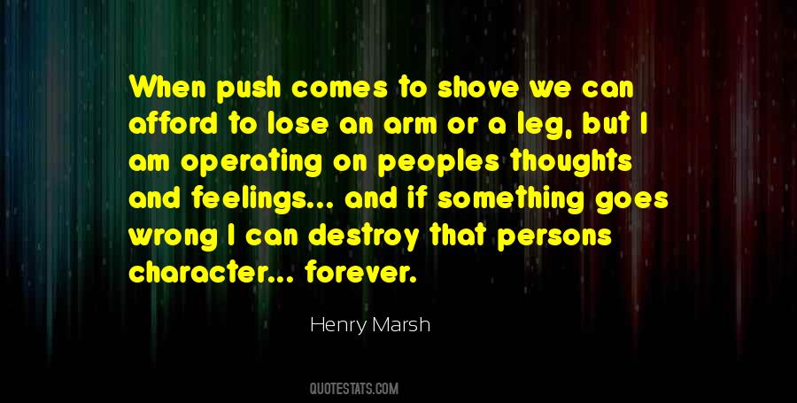 If Push Comes To Shove Quotes #669582