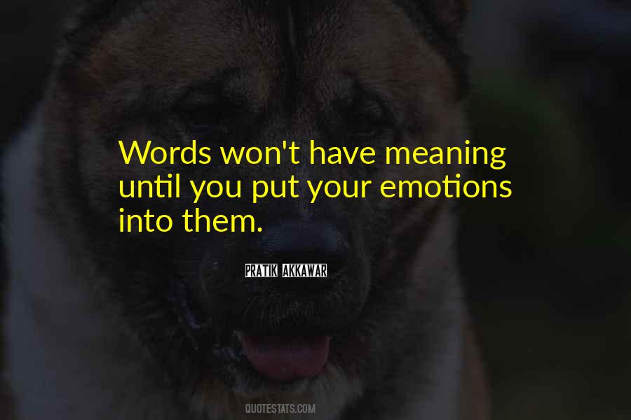 Quotes About Your Emotions #1004356
