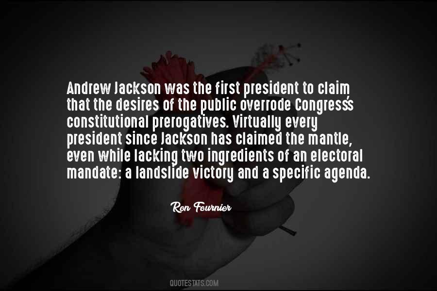 President Andrew Jackson Quotes #1244125