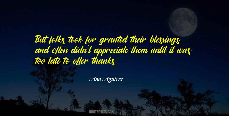 Appreciate Your Blessings Quotes #1054026