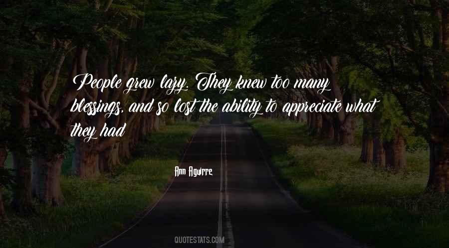 Appreciate Your Blessings Quotes #601683
