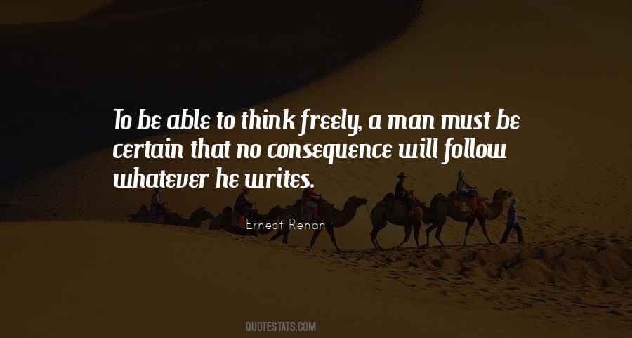 Man Writing Quotes #1294890