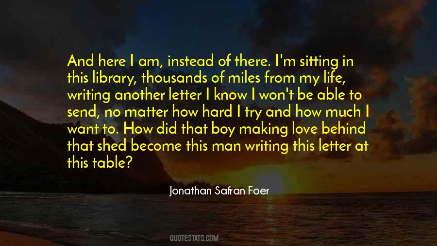 Man Writing Quotes #1397335