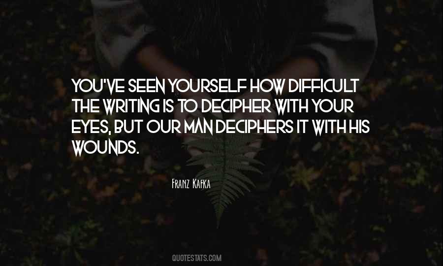 Man Writing Quotes #1693634