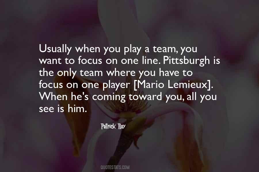 Team Hockey Quotes #1406707