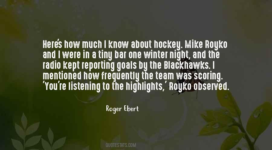 Team Hockey Quotes #1524795