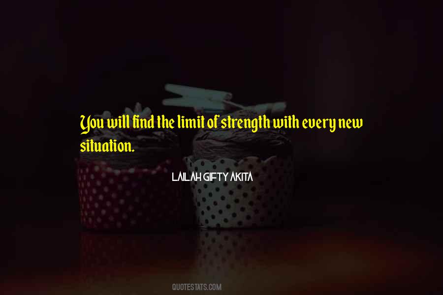 Strength Determination Quotes #195840