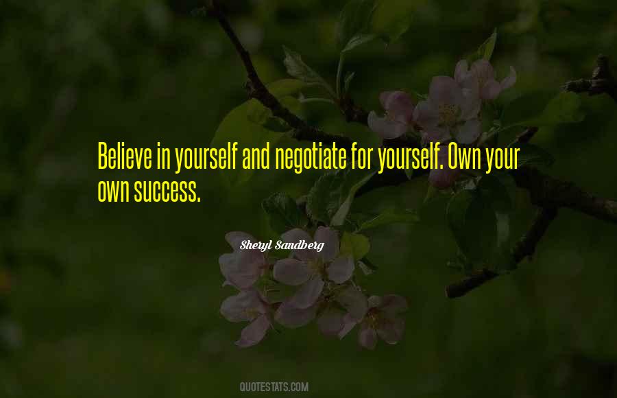 Success Believe In Yourself Quotes #546748