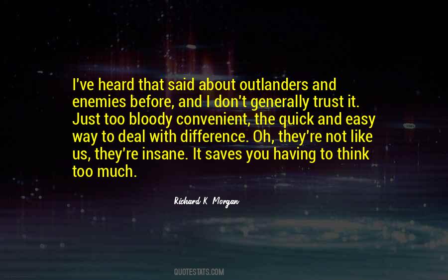 Not Easy To Trust Quotes #1867182