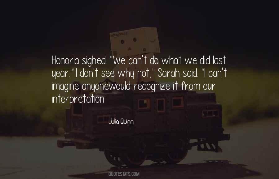 Quotes About Honoria #1407985